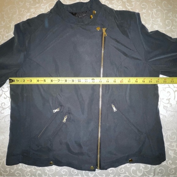 Apt 9 Black Asymmetrical Motorcycle Jacket - Picture 9 of 12